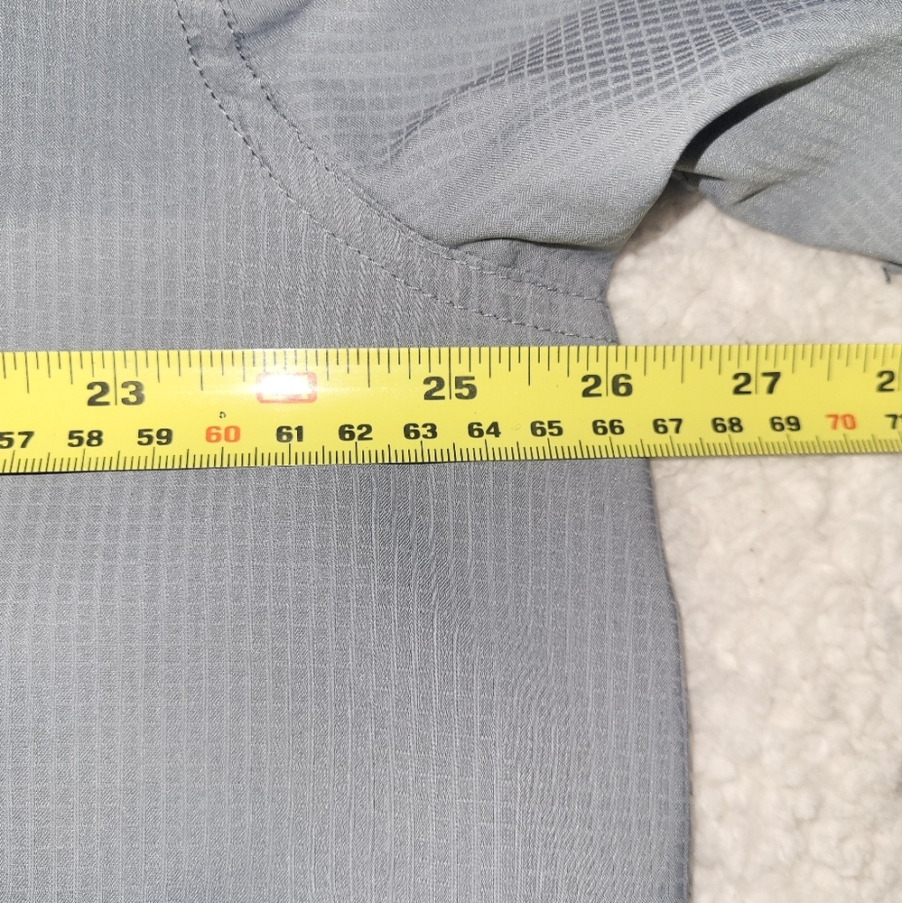 AFTCO AFTECH Fishing Rangle Long Sleeve Sun Shirt‎ Vented Gray Size X Large - Picture 3 of 6